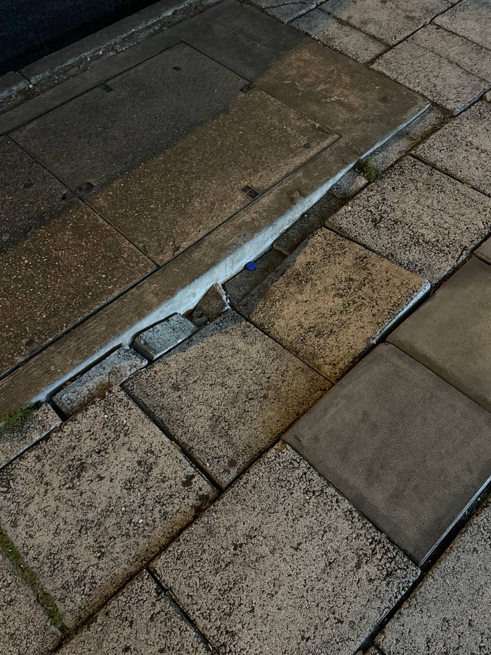 Uneven sidewalks
